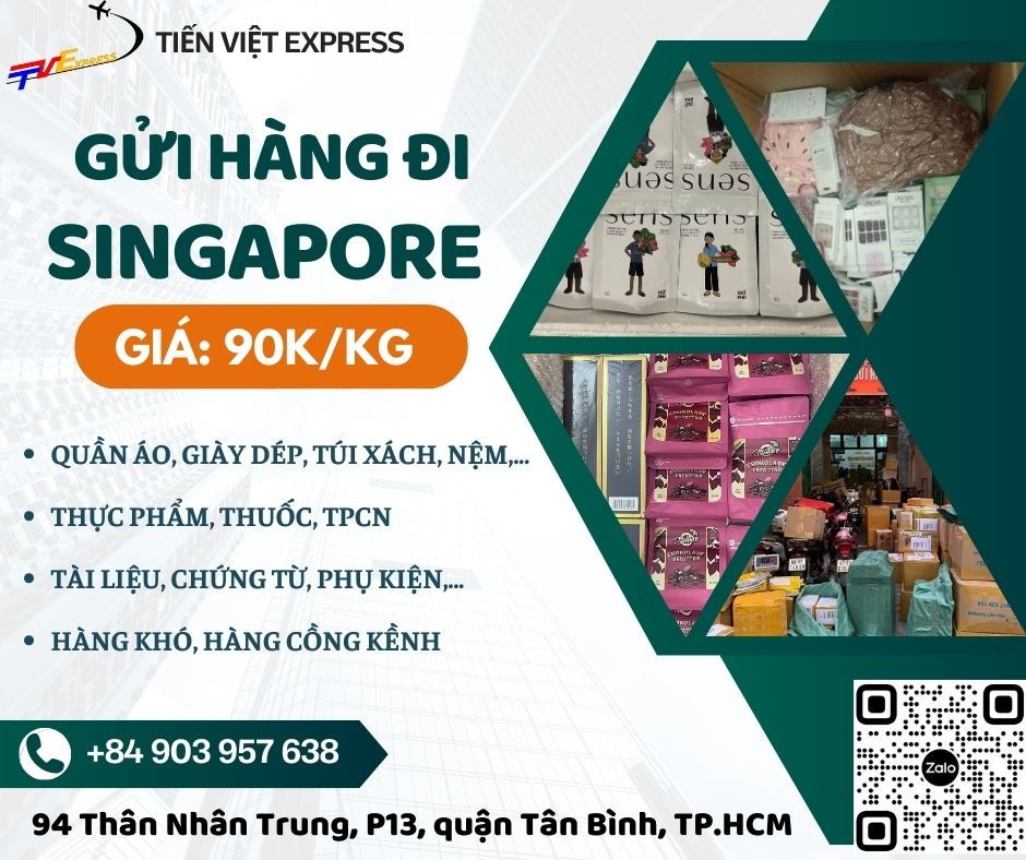 Gửi hàng đi Singapore